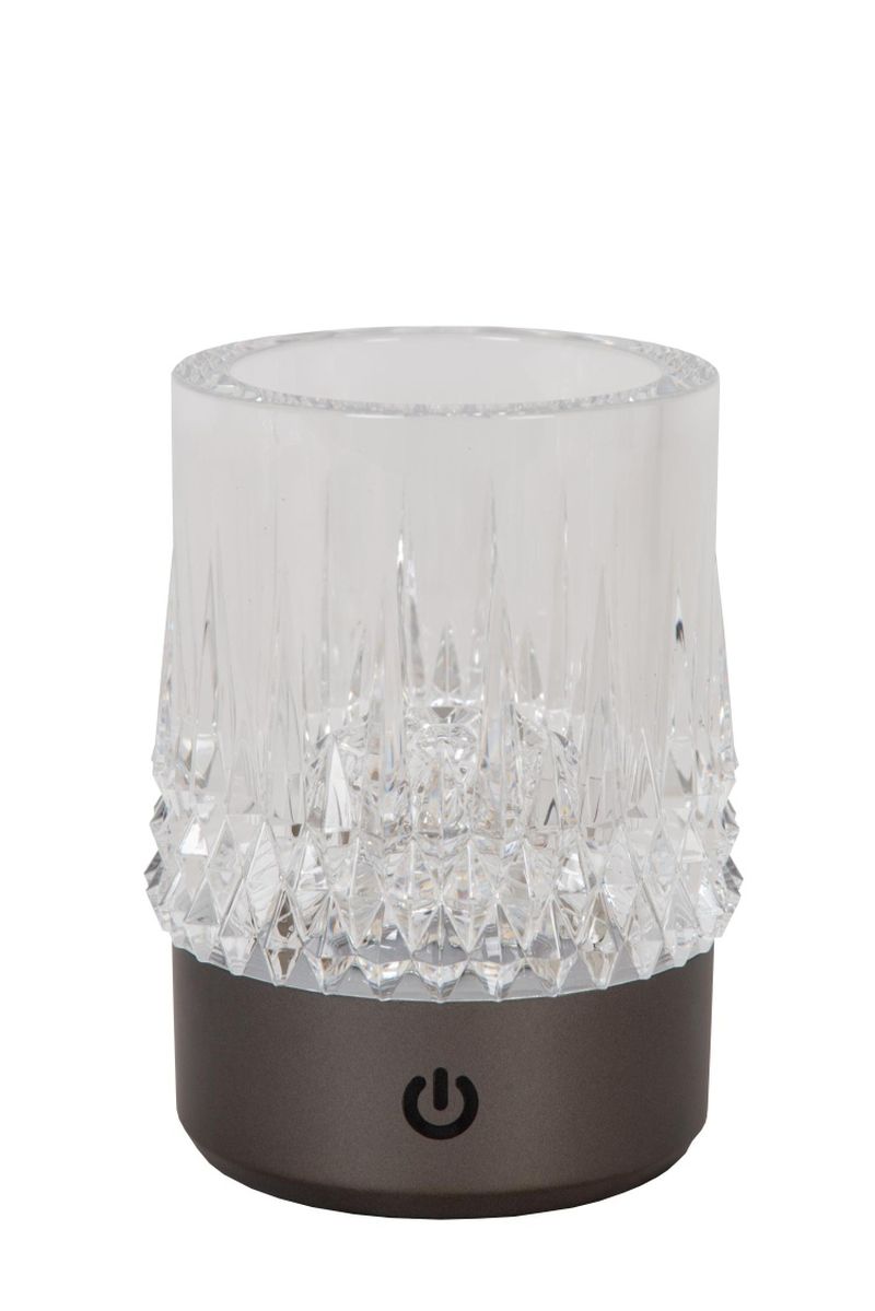 Lucide LILI - Nabíjacia stolová lampa - Batéria/batérie - Ø 8 cm - LED Rozm. - 1x3W 2700K/3000K - Meď - Sada 3 ks